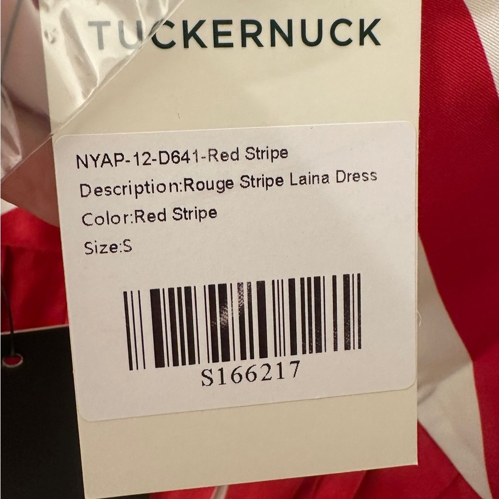 Tuckernuck Rouge Stripe Laina Dress in Red White S_NWT - Picture 9 of 9